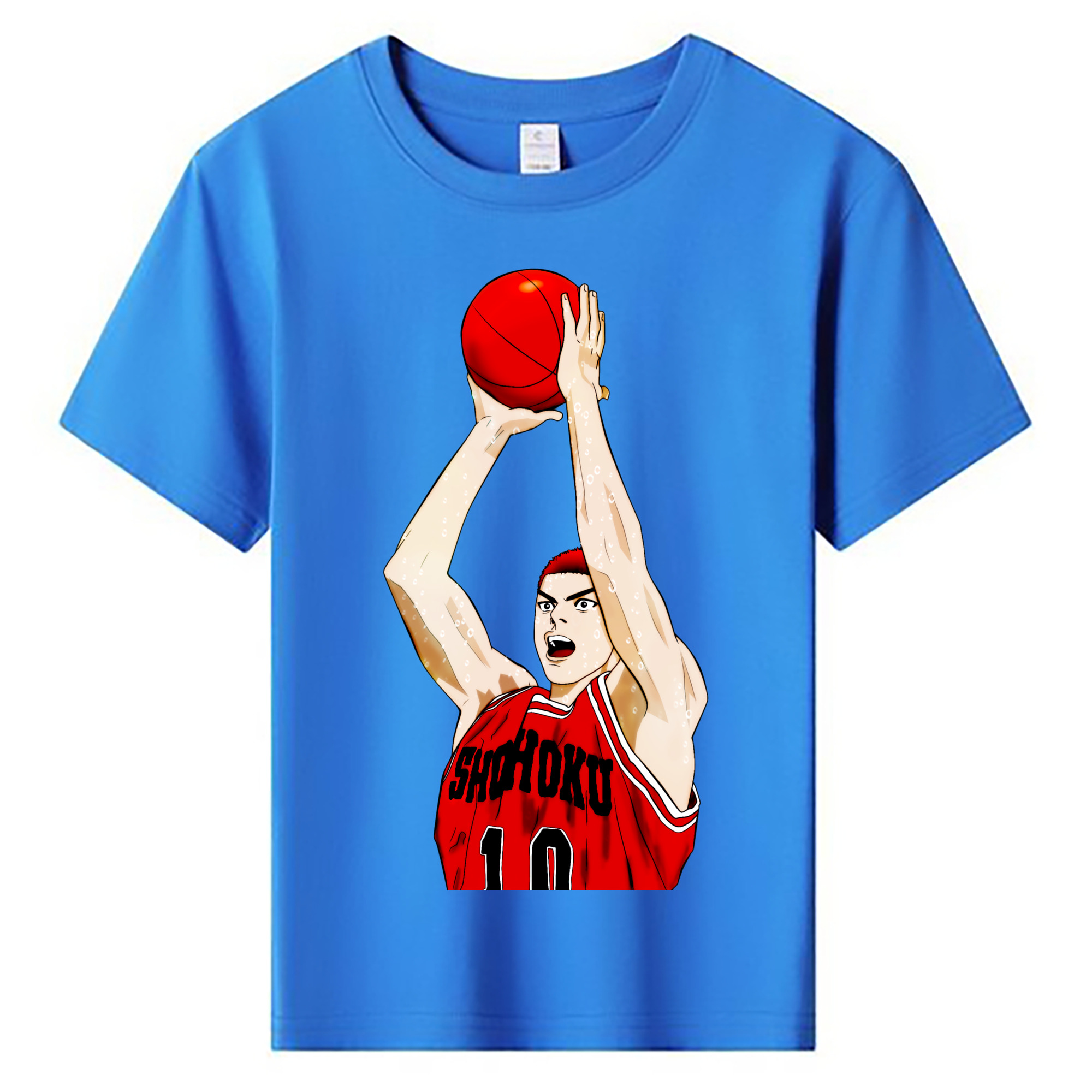 （画像用） SLAM DUNK／スラムダンク 綿100％キッズTシャツ（フロントプリント）